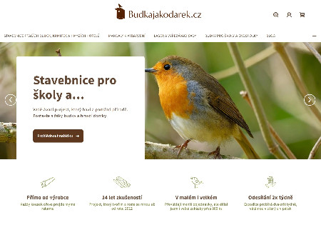E-shop Budka jako dárek – kompletní realizace na Shoptetu
